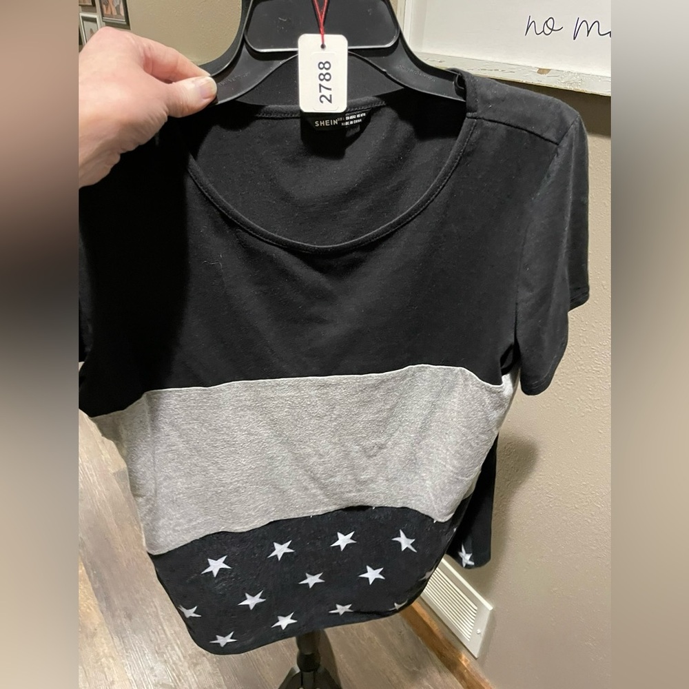 Colorblock Short Sleeve Tee-L - Picture 9 of 10